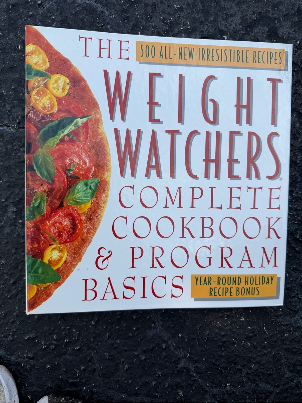 Vintage Weight Watchers Complete Cookbook - White and Red Cover. EUC